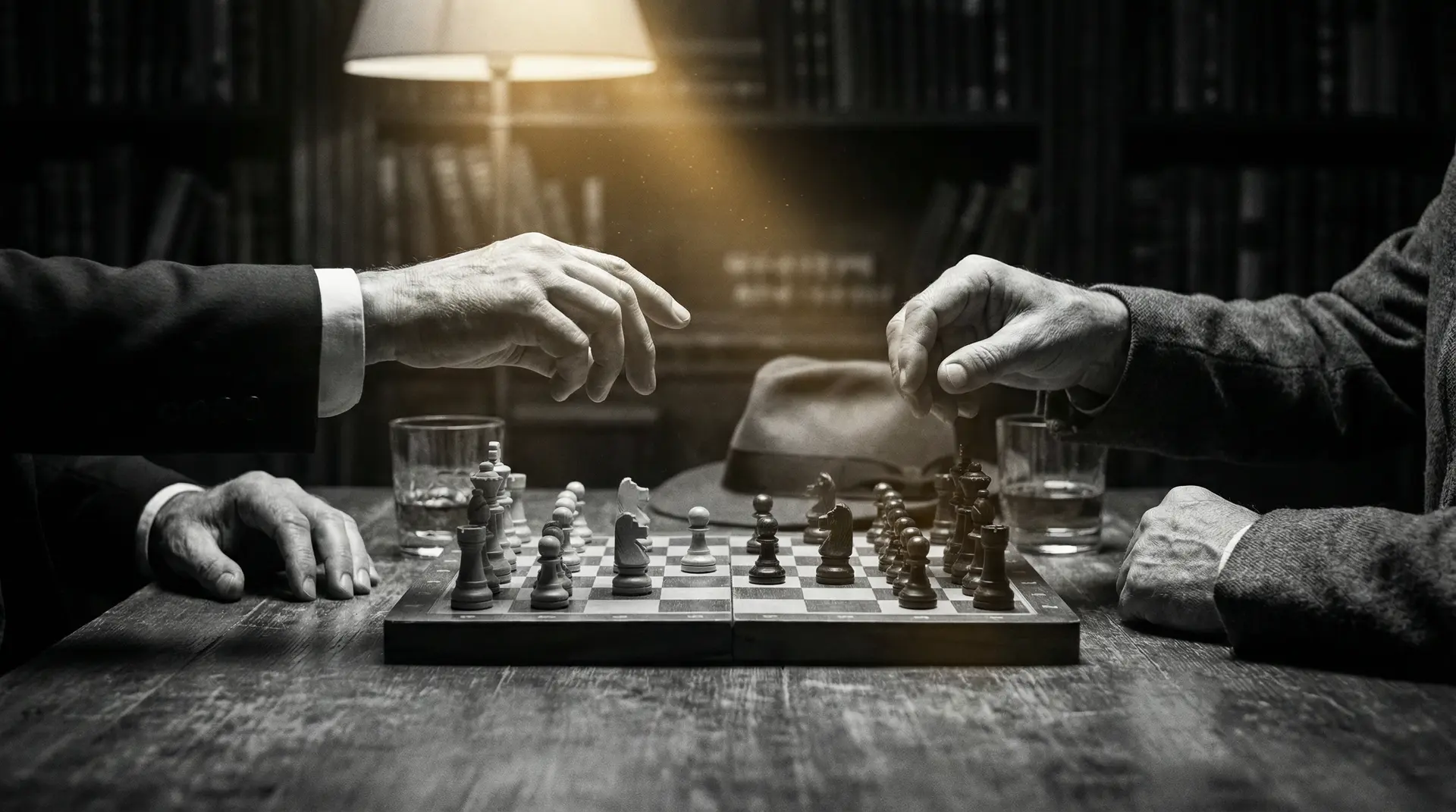 爱的色放 bt 艺术探索系列 - 非线性叙事，棋盘上的对弈象征命运的交错